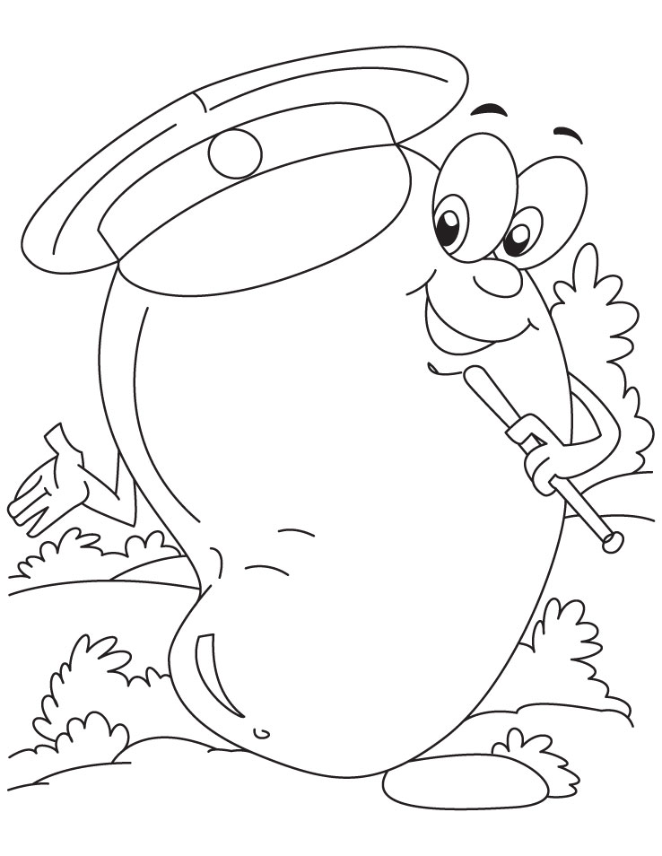 Mango Printable Coloring Pages