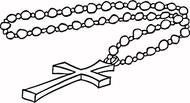 Rosary Coloring Pages