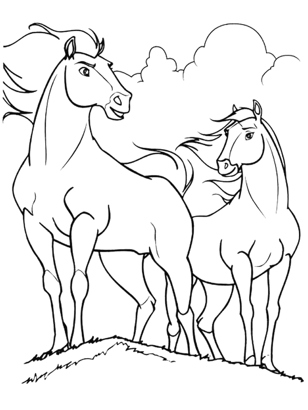 spirit riding free coloring pages  best coloring pages