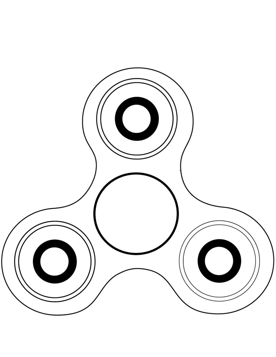 Fidget Spinner Coloring - Best Coloring Pages For