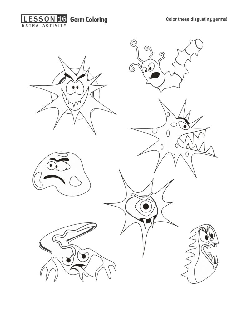 Germs Coloring Pages