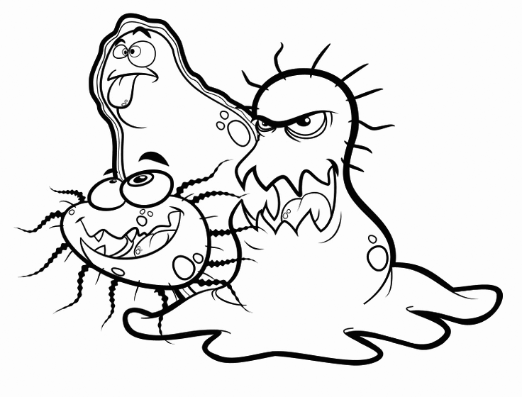 Germs Coloring Pages