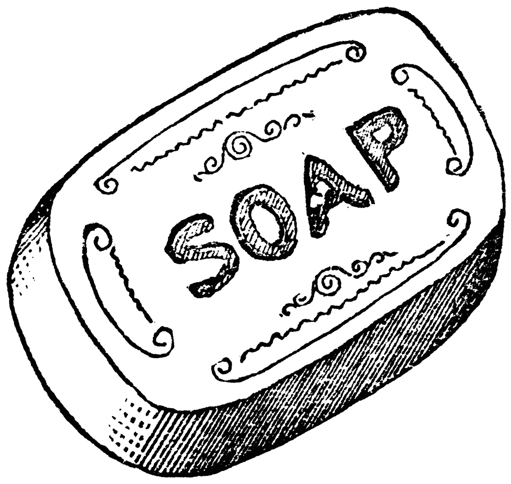Good Hygiene Soap Coloring Page