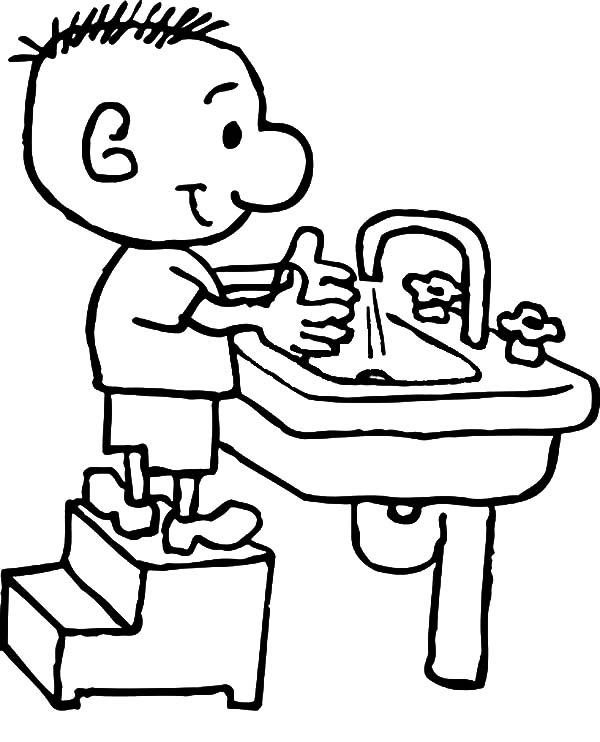 keeping clean coloring pages