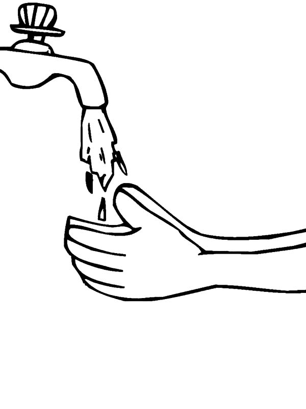 Download Washing Hands Coloring Pages - Best Coloring Pages For Kids