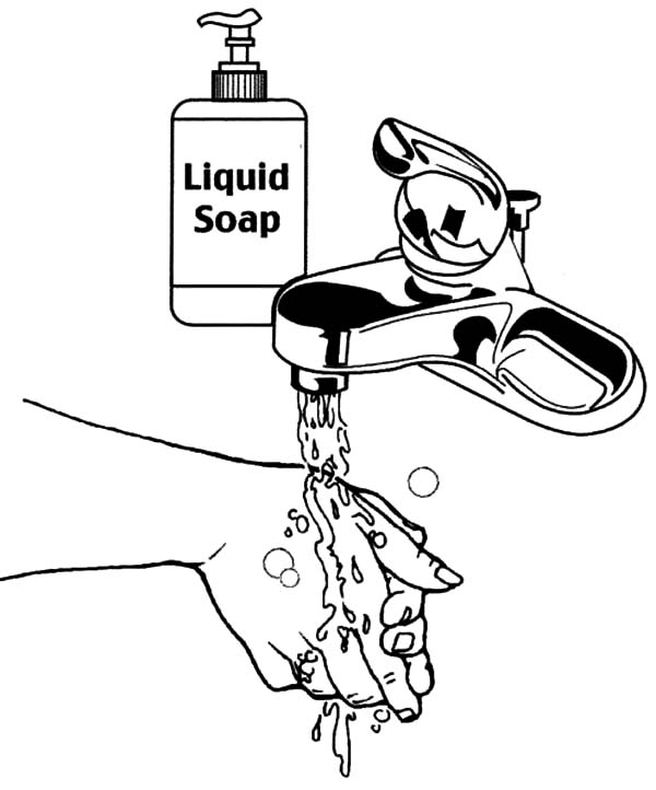 keeping clean coloring pages