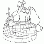 Lady and the Tramp Coloring Pages - Best Coloring Pages For Kids