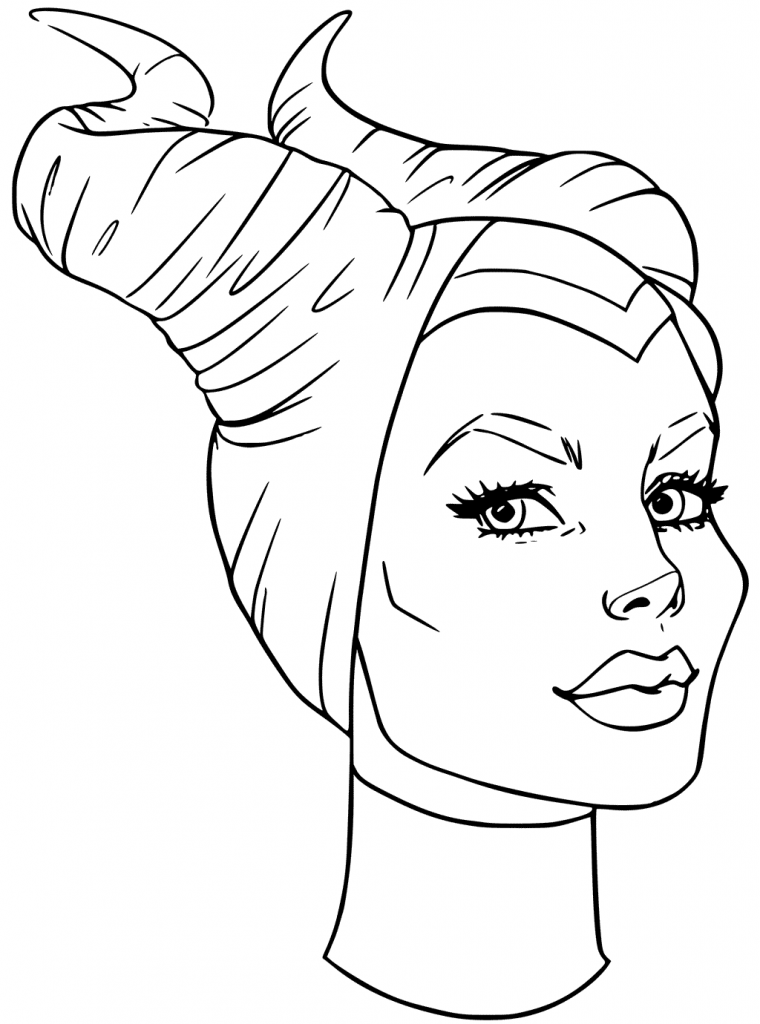 Maleficent Coloring Pages