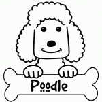 Poodle Printable Coloring Pages