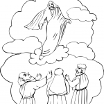 Resurrection Bible Coloring Page