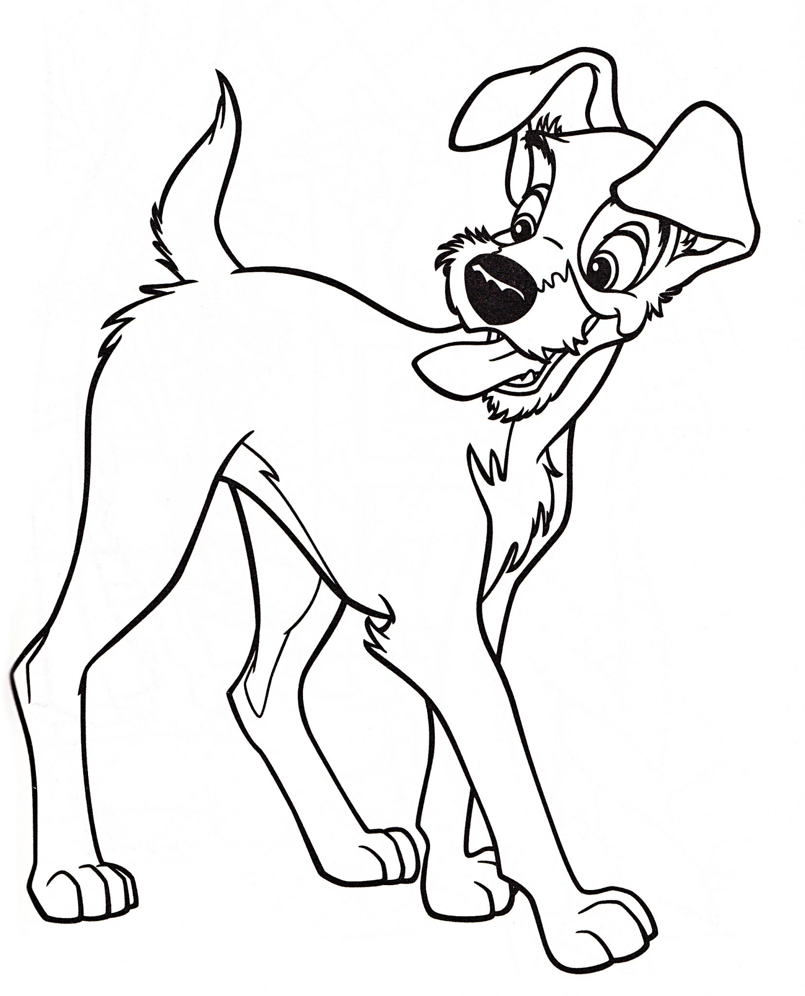 Lady and the Tramp Coloring Pages - Best Coloring Pages For Kids
