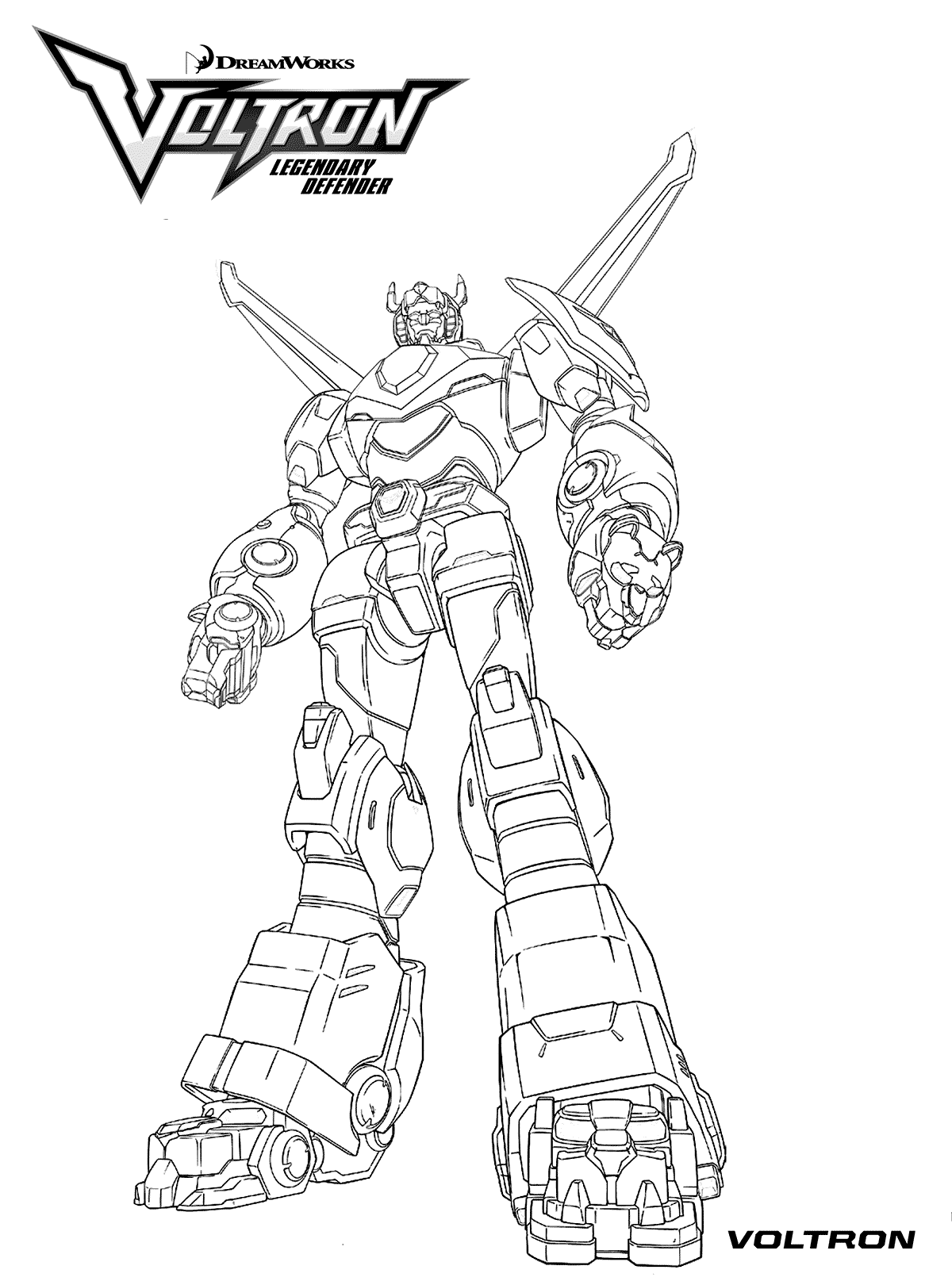 Voltron Coloring Pages Best Coloring Pages For Kids