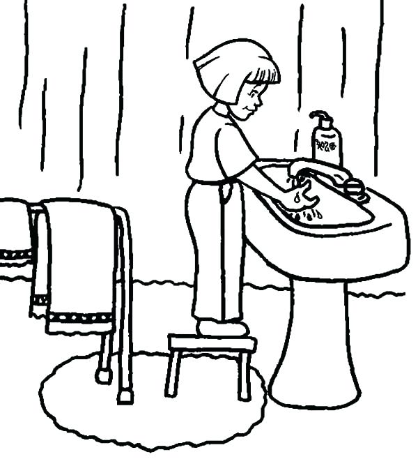 keeping clean coloring pages