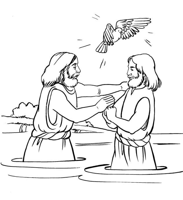 Baptism Coloring Pages - Best Coloring Pages For Kids