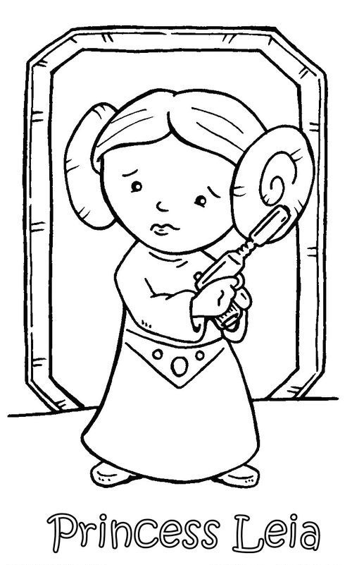 Free Free 252 Free Printable Princess Leia Coloring Page SVG PNG EPS DXF File