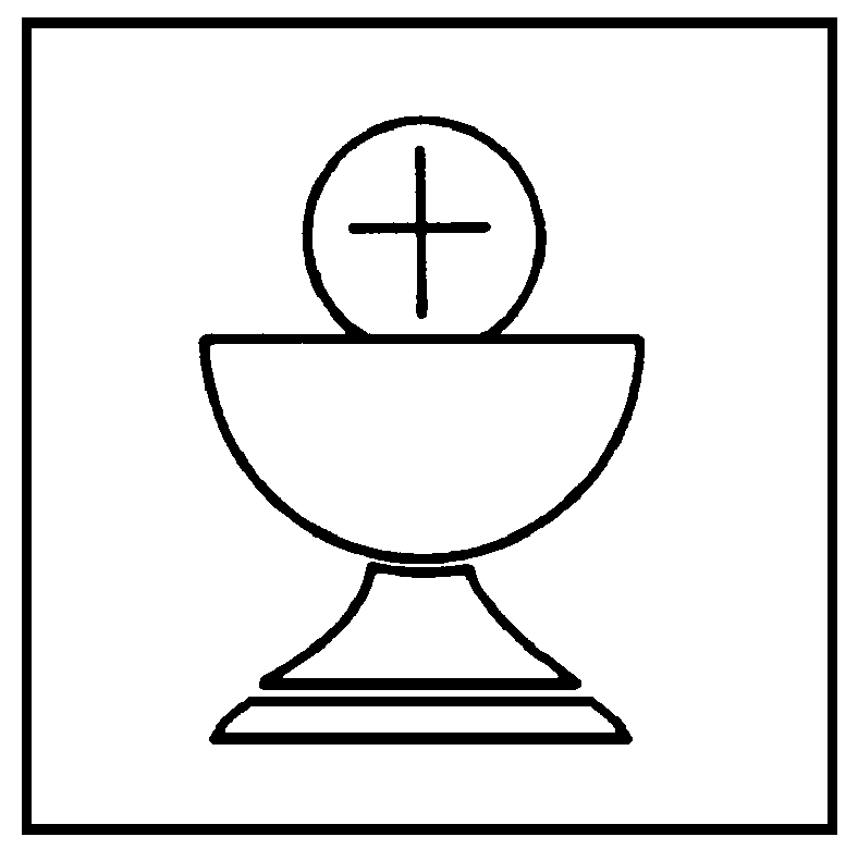 Easy Communion Printable Coloring Page