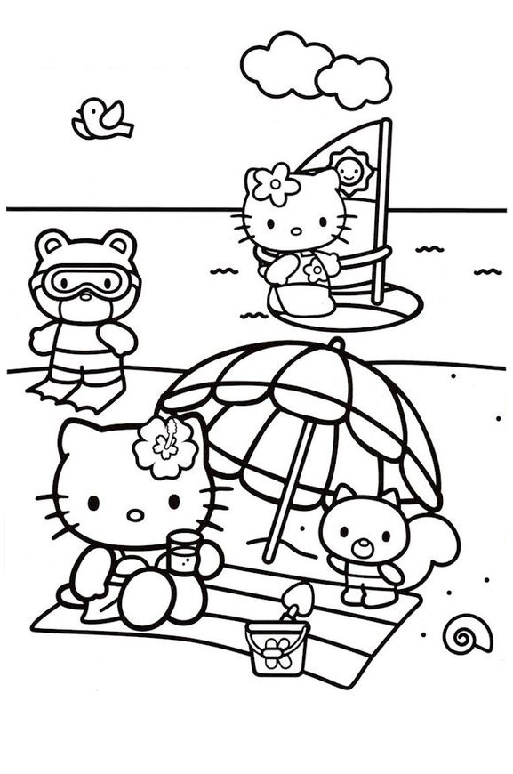 Hello Kitty Mermaid Coloring Pages - Best Coloring Pages For Kids