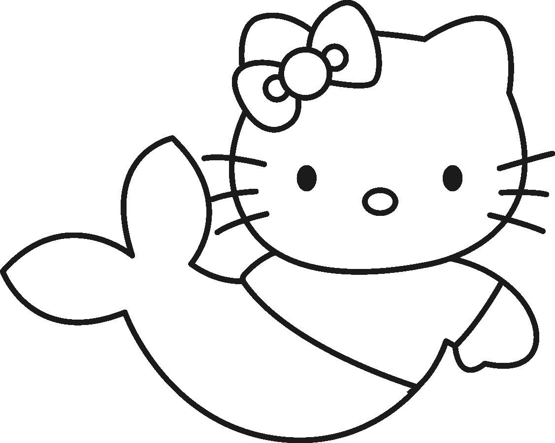 Hello Kitty Mermaid Coloring Pages Best Coloring Pages For Kids