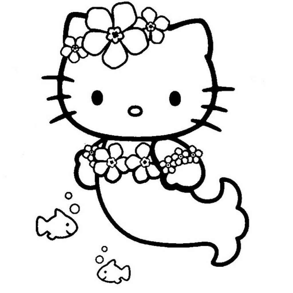 Hello Kitty Mermaid Coloring Pages   Best Coloring Pages For Kids