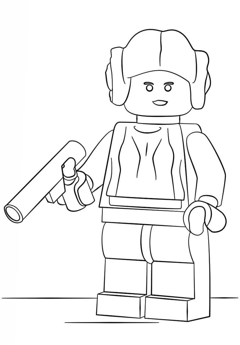 Princess Leia Coloring Pages Best Coloring Pages For Kids