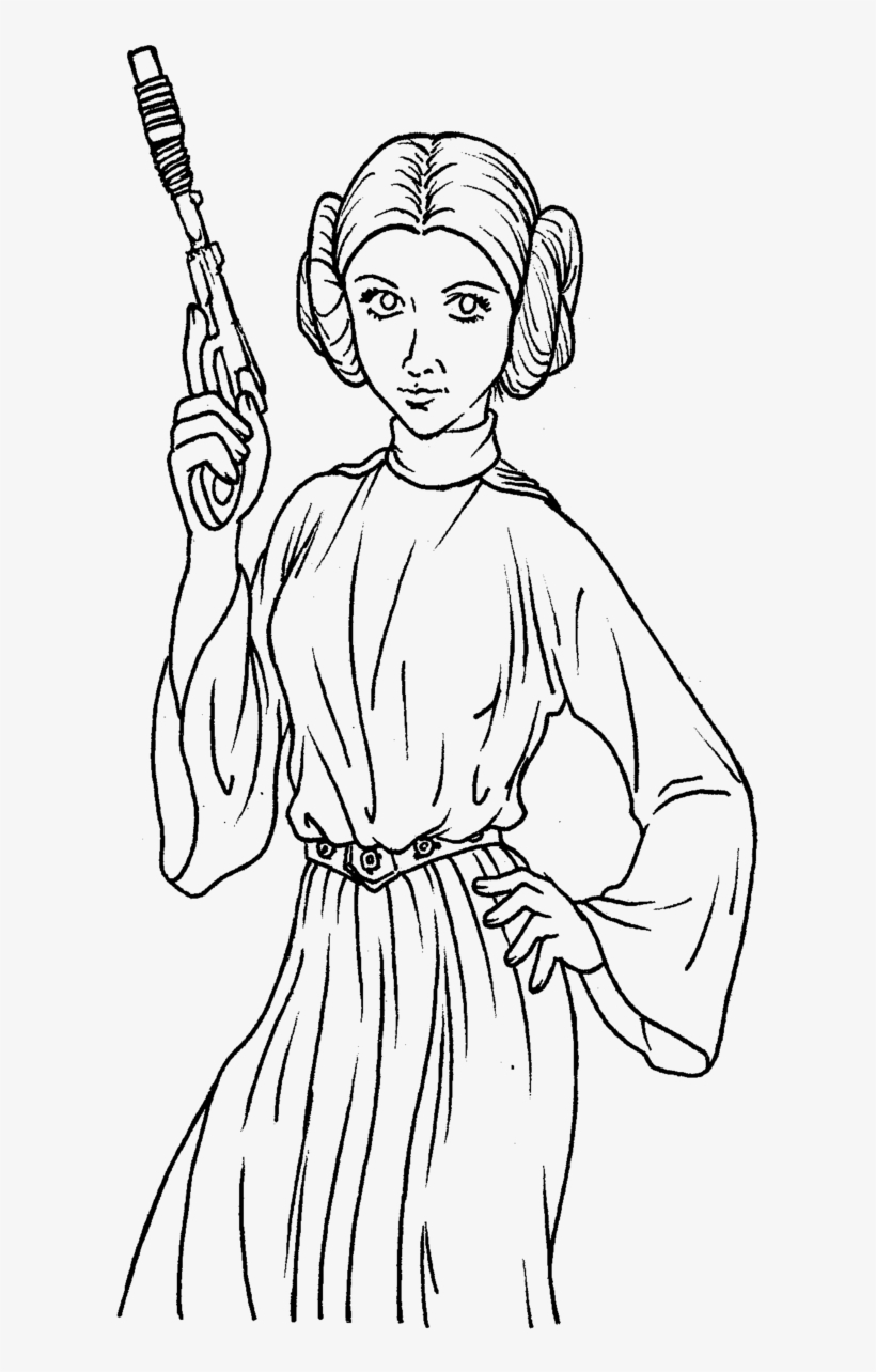 Princess Leia Coloring Pages Best Coloring Pages For Kids