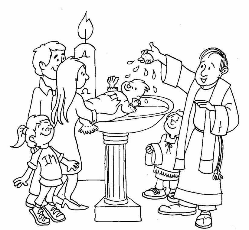 Baptism Coloring Pages - Best Coloring Pages For Kids