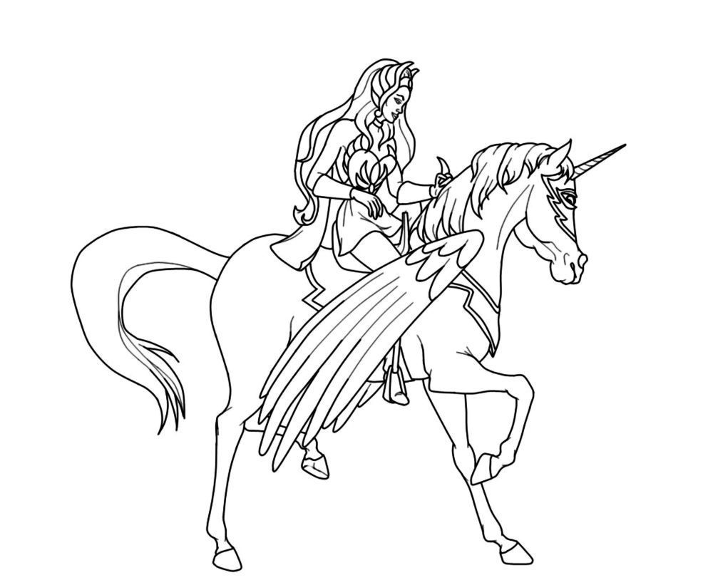 She Ra Coloring Page