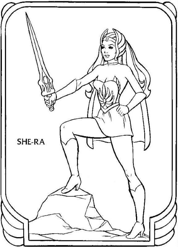 She Ra Printable Coloring Pages