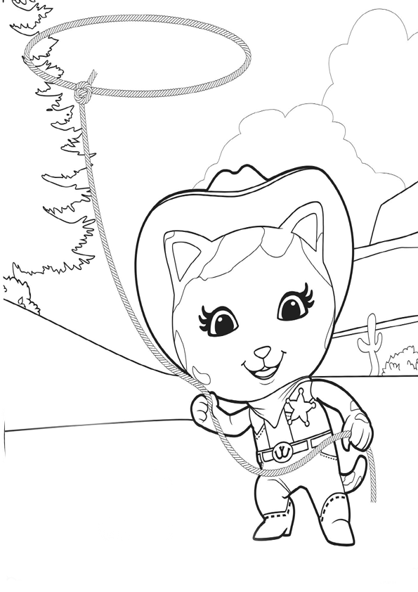 Sheriff Callie Coloring Pages