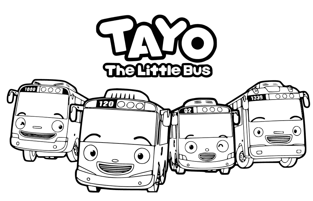 Tayo Coloring Pages Best Coloring Pages For Kids Tayo Coloring Pages Best Coloring Pages For Kids