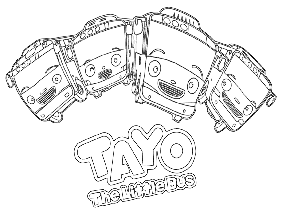 Tayo Coloring Pages   Best Coloring Pages For Kids