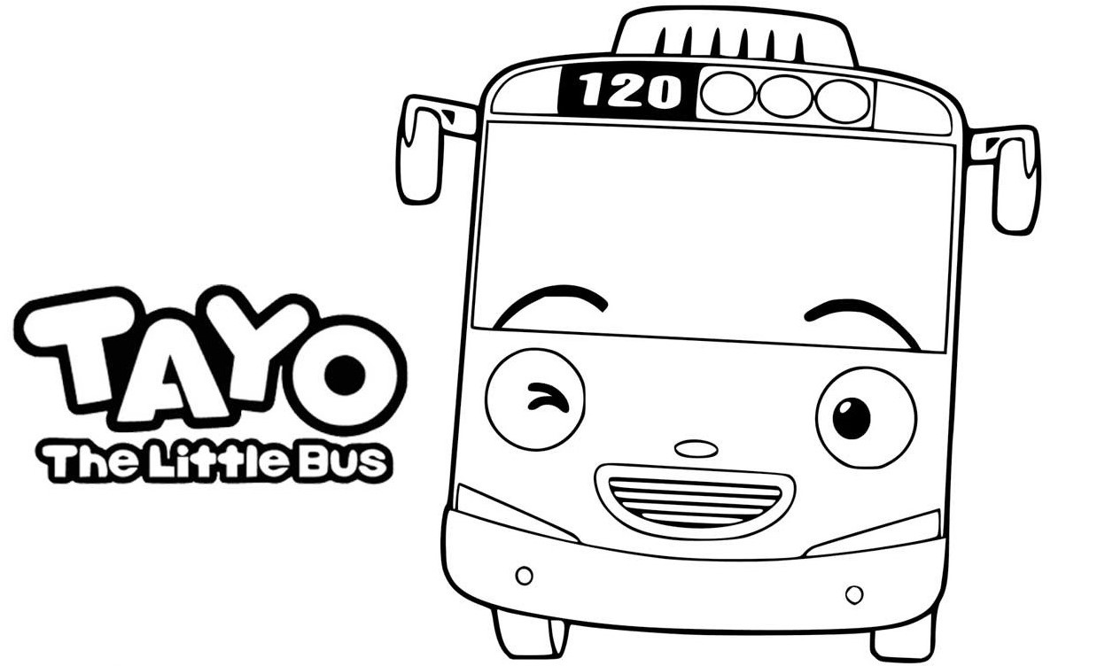 Tayo Coloring Pages Best Coloring Pages For Kids