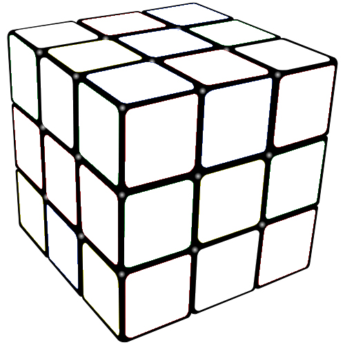 Rubicks Cube Coloring Page