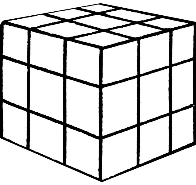 Rubiks Cube Coloring Pages Best Coloring Pages For Kids