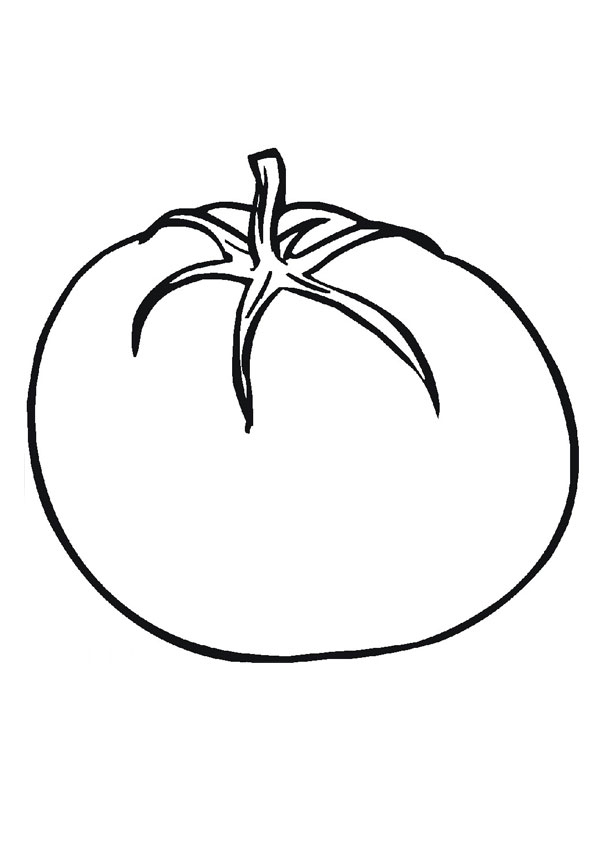 Tomato Coloring Pages - Best Coloring Pages For Kids