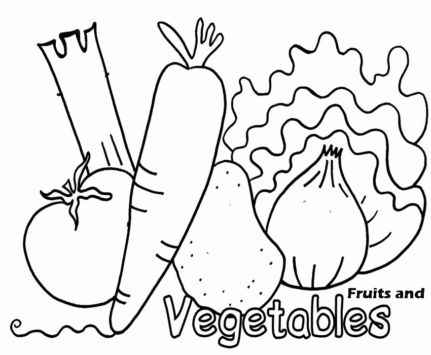 Tomato Vegetable Coloring Page