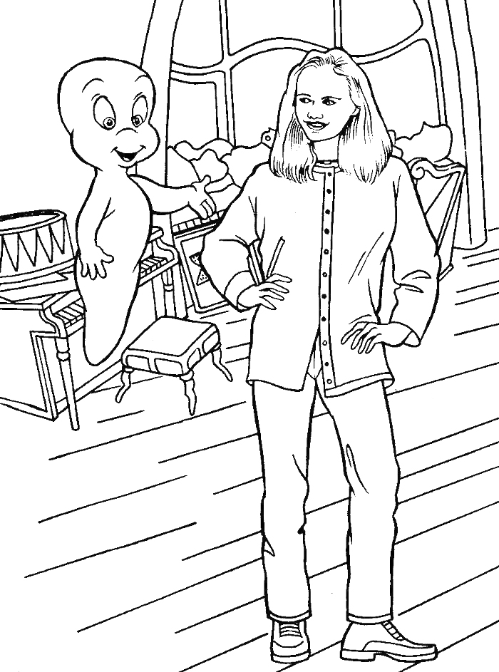 Casper Coloring Pages - Best Coloring Pages For Kids