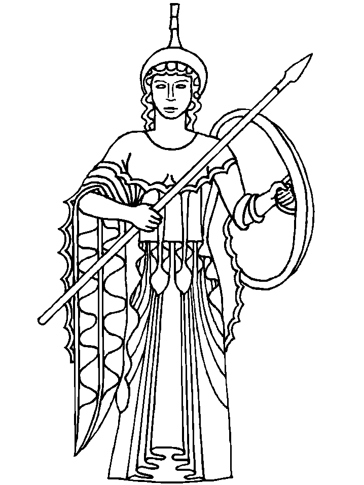 Greek Mythology Coloring Page