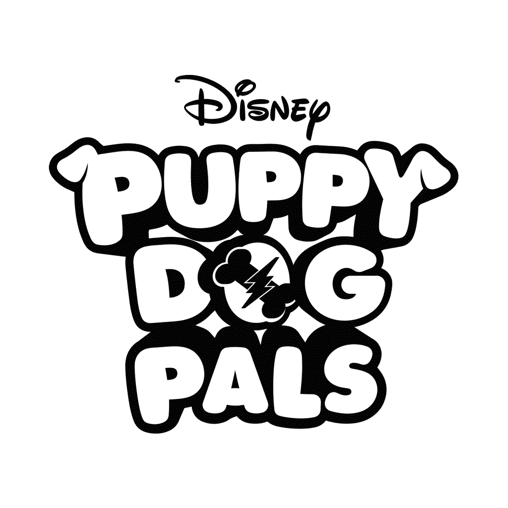 Puppy Dog Pals Logo Coloring Page