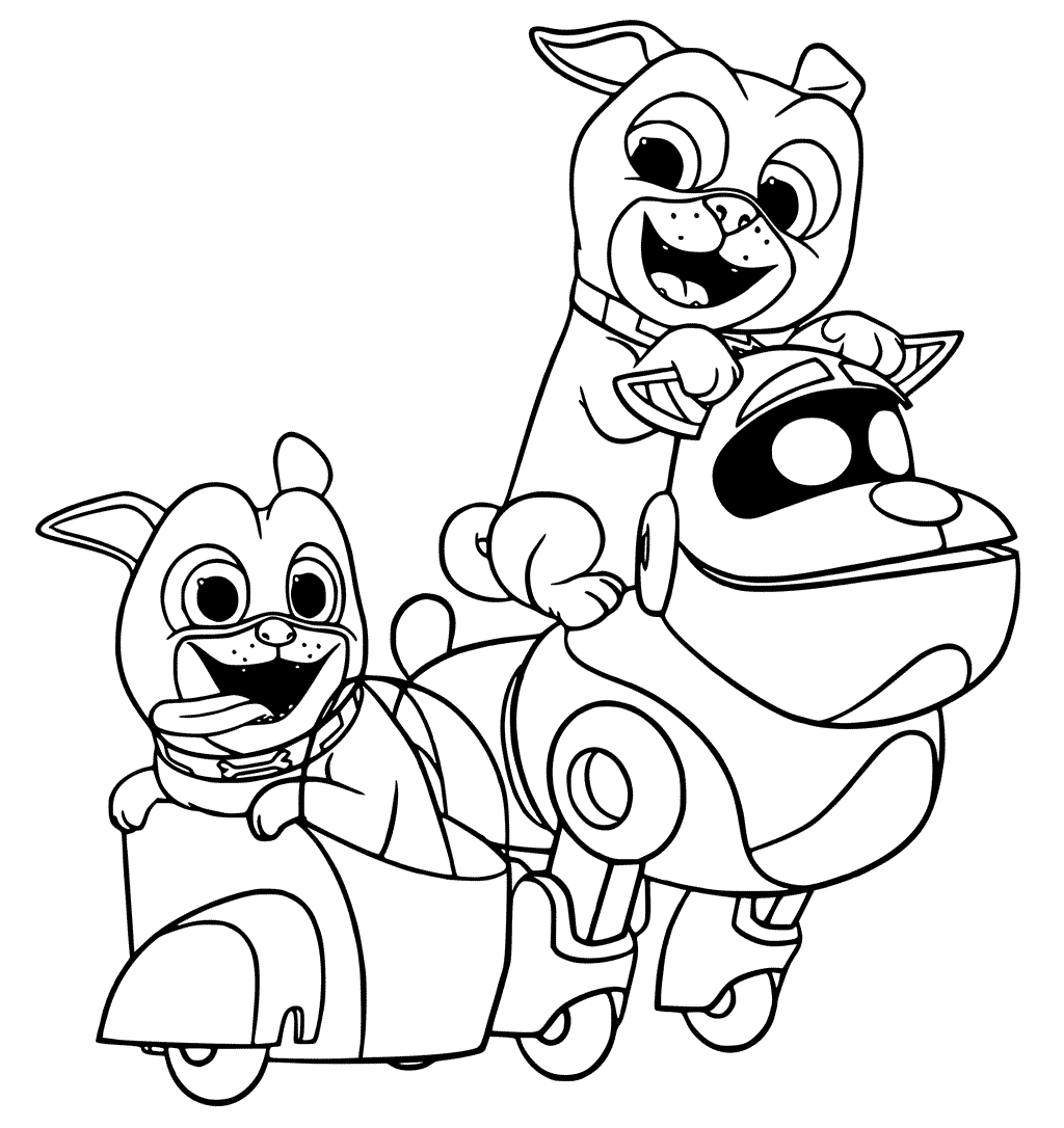 Download Puppy Dog Pals Coloring Pages - Best Coloring Pages For Kids