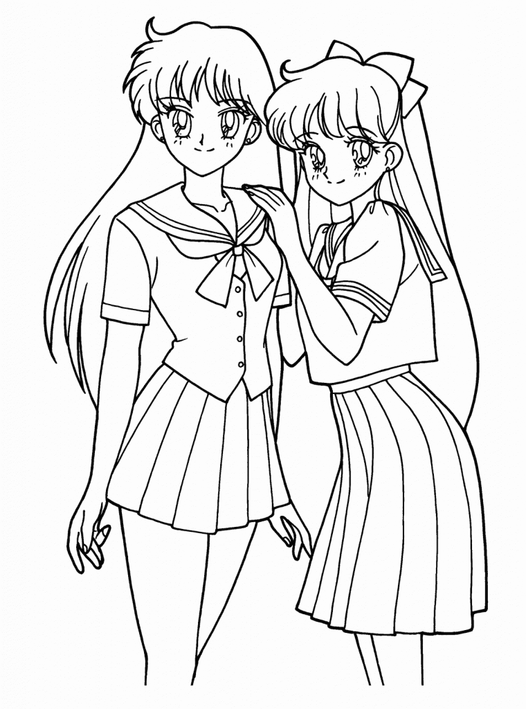 Sailor Mars Coloring Pages Best Coloring Pages For Kids