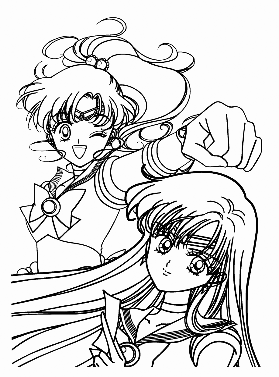 Sailor Mars Coloring Pages - Best Coloring Pages For Kids