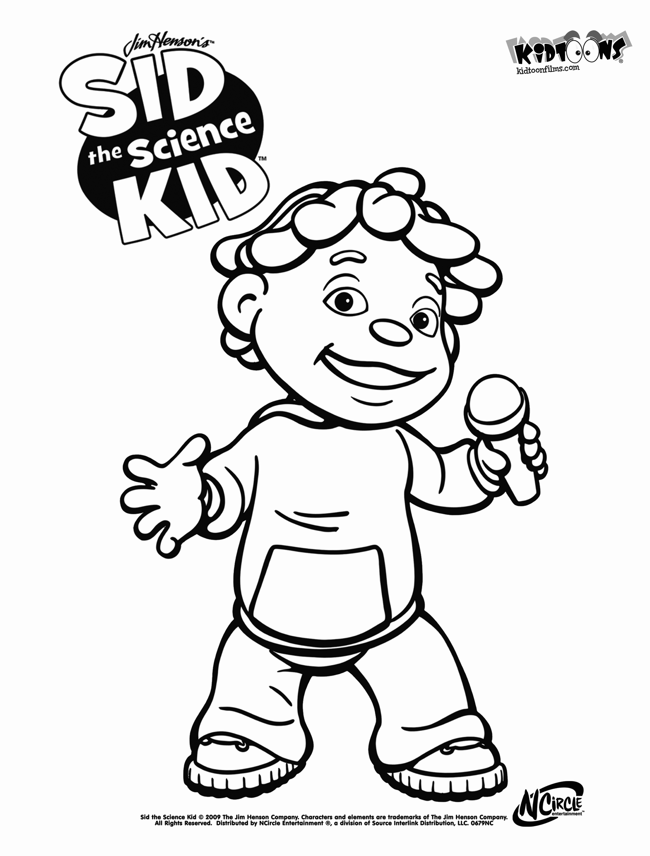 Sid The Science Kid Coloring Pages Best Coloring Pages For Kids