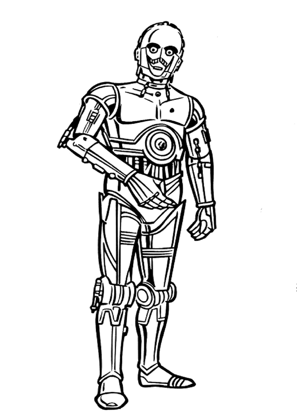 C-3PO Coloring Pages.