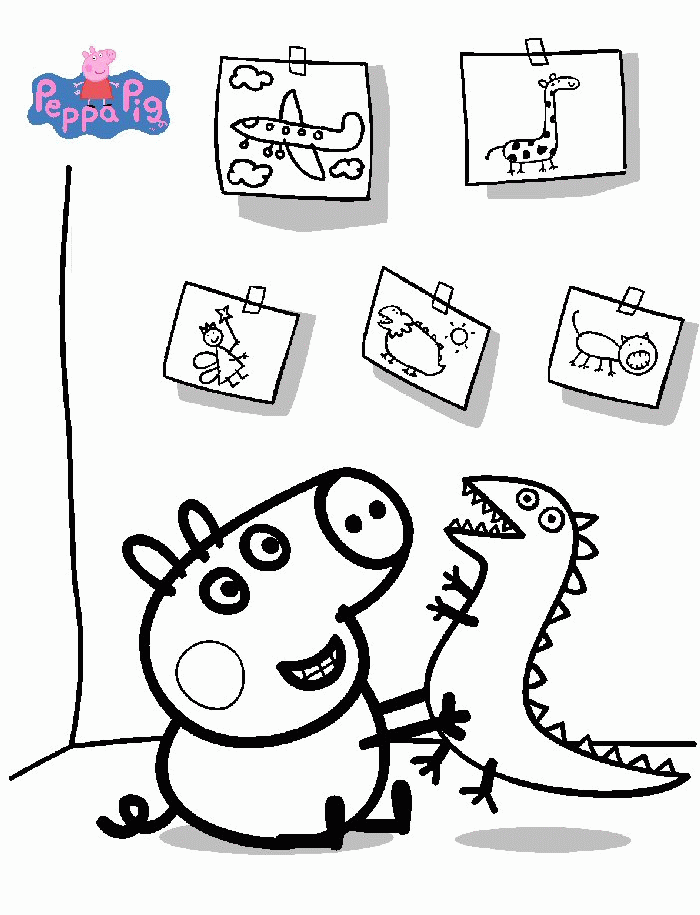 Desenhos da Peppa Pig para colorir  Peppa pig coloring pages, Peppa pig  colouring, Cartoon coloring pages