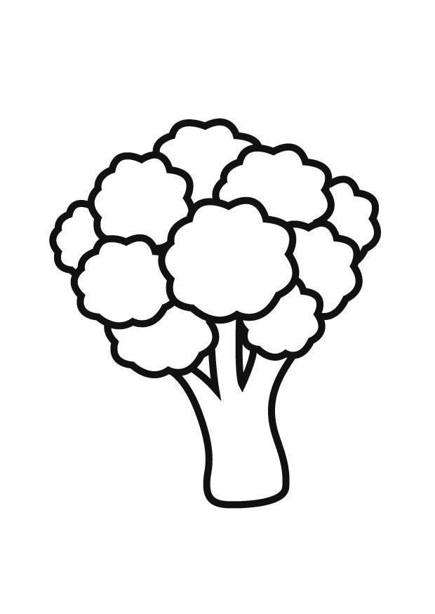 Broccoli Coloring Pages - Best Coloring Pages For Kids