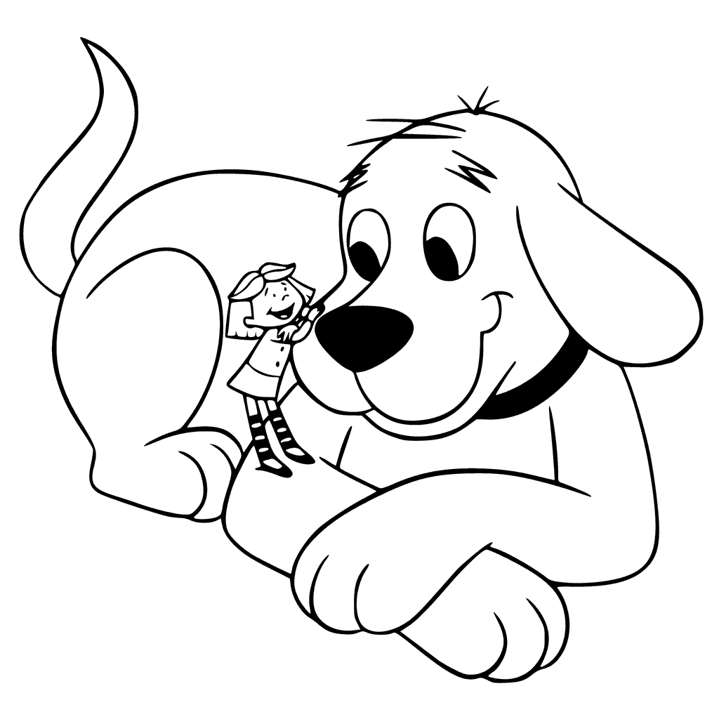 Clifford Coloring Pages For Kids Coloring Pages