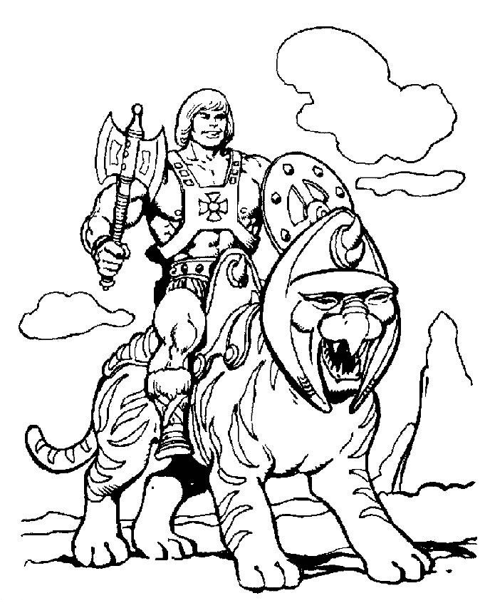 He Man Coloring Page.