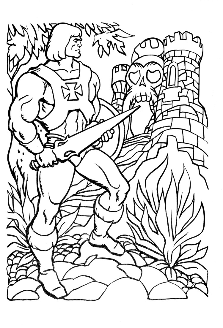 He-Man Coloring Pages.