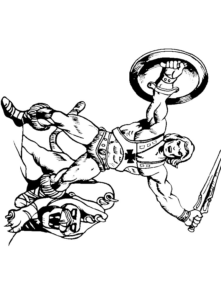 He-Man Coloring Pages.